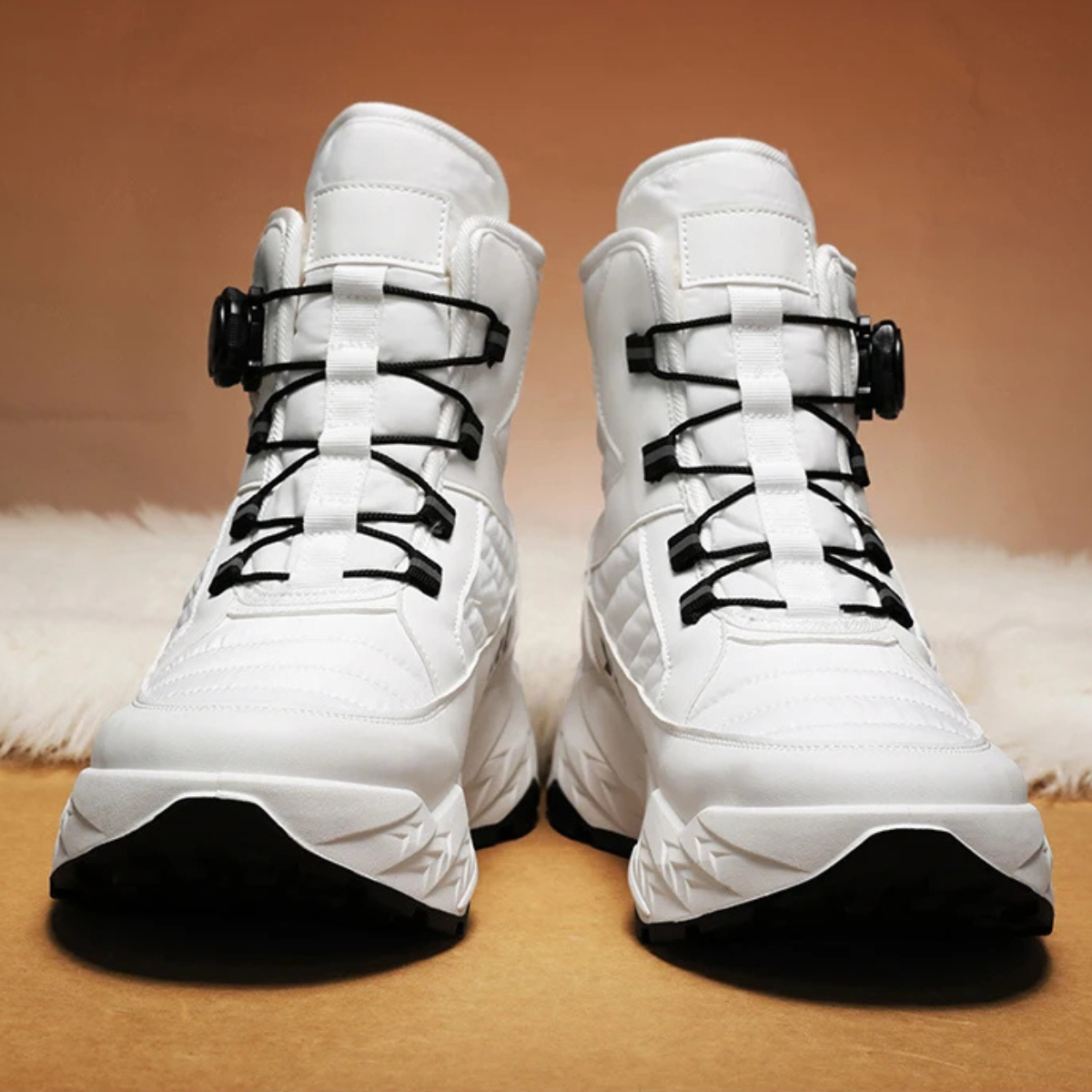 Warm Waterproof Insulated Snow Boots for Men