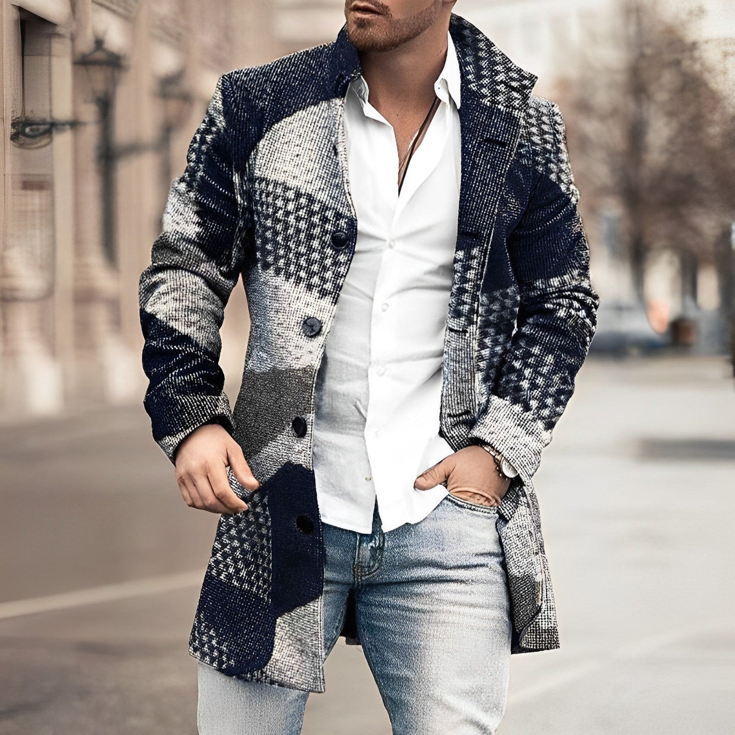 Timeless Men's Waterproof Trench Coat