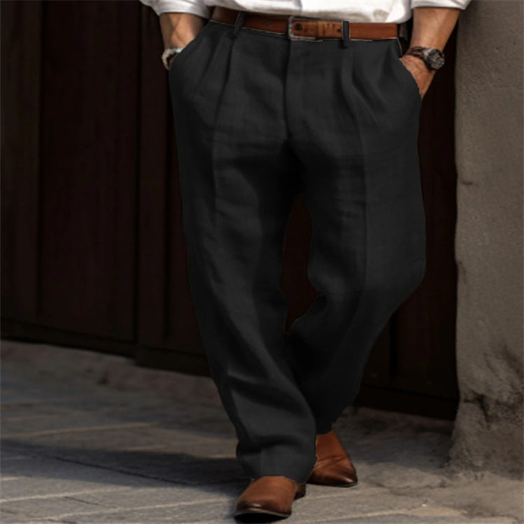 Breathable Summer Linen Trousers