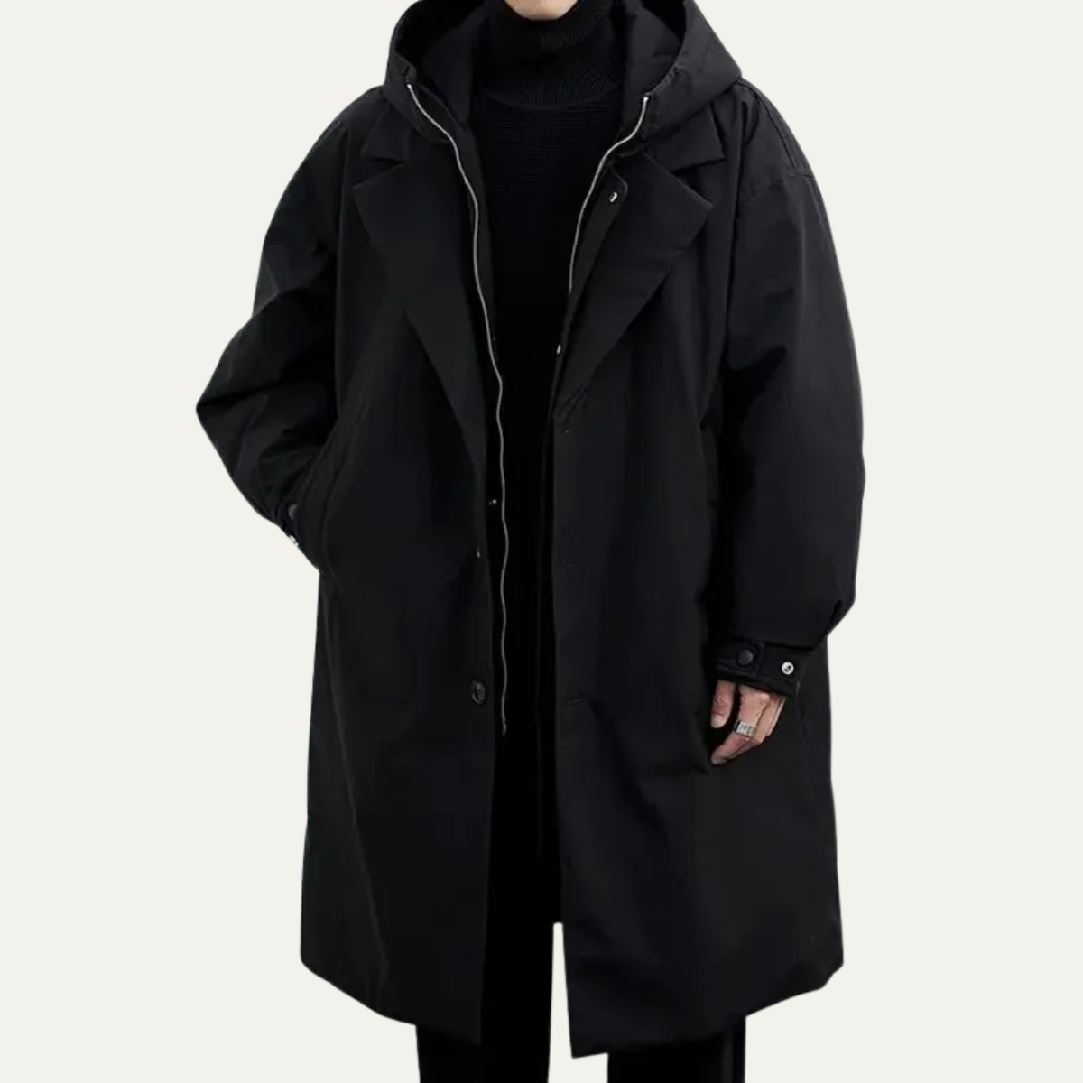 Waterproof Mens Insulated Long Parka Jacket
