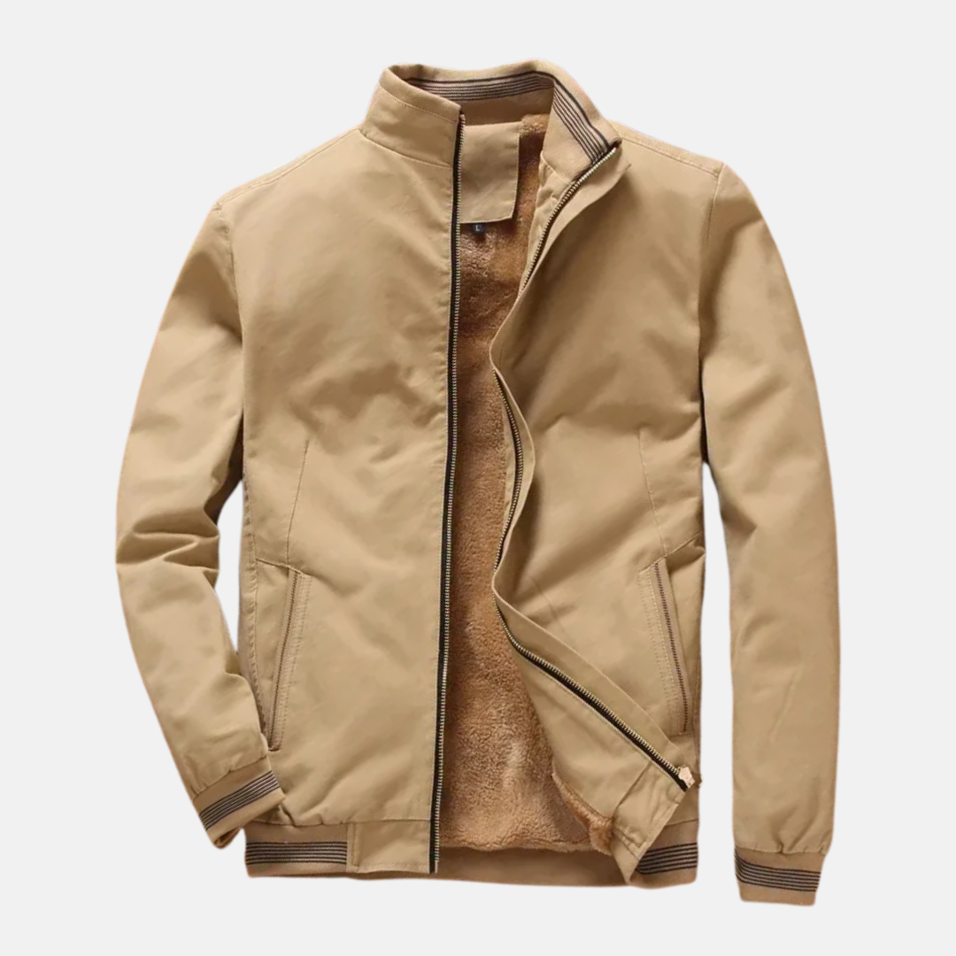 Casual Men's Zip Up Fleece Jacket