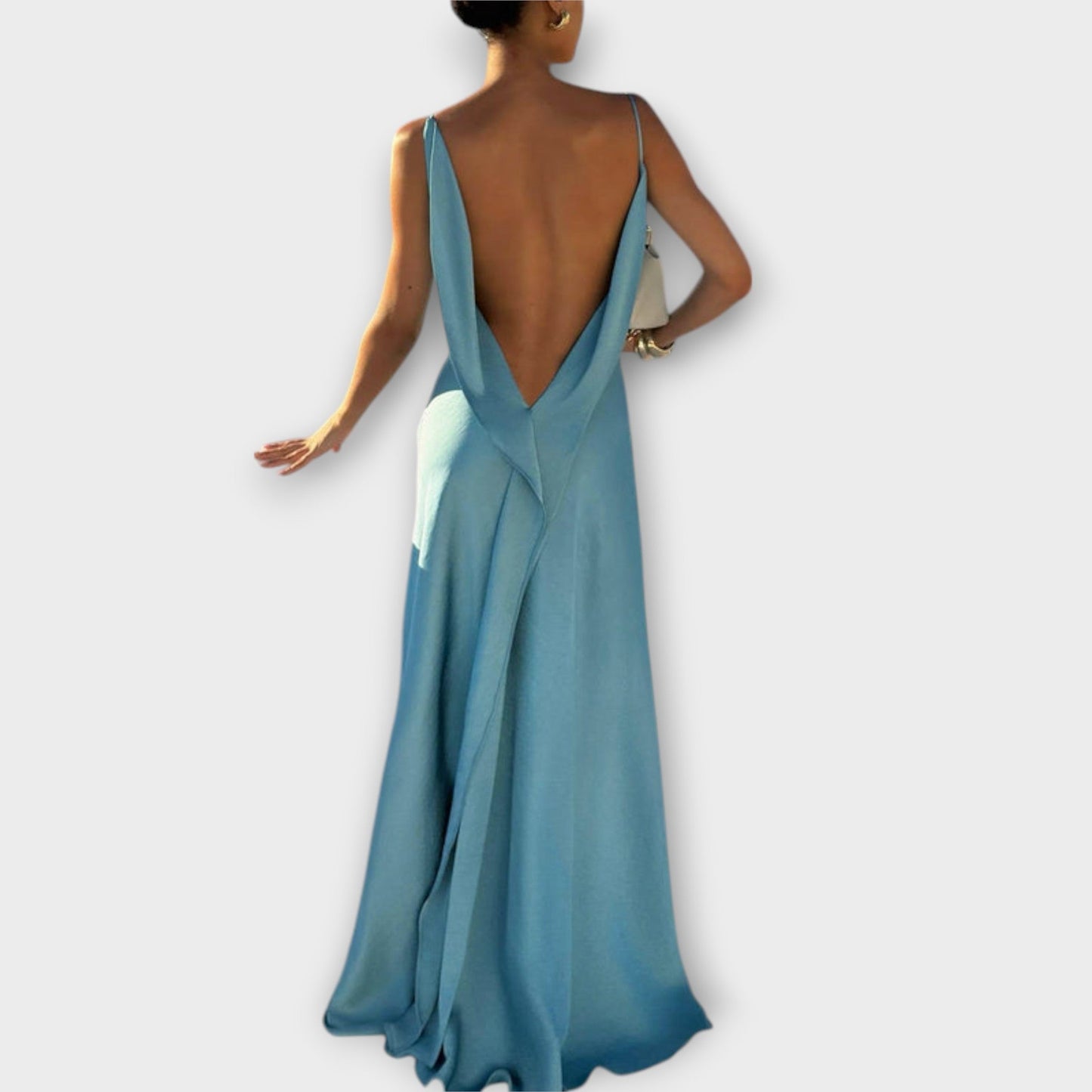 Luxurious Satin Evening Gown for Women
