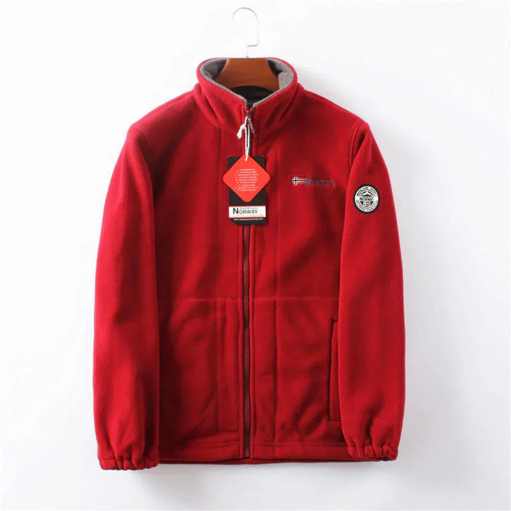 Waterproof Mens Fleece Coat Warm Outdoor Jacket