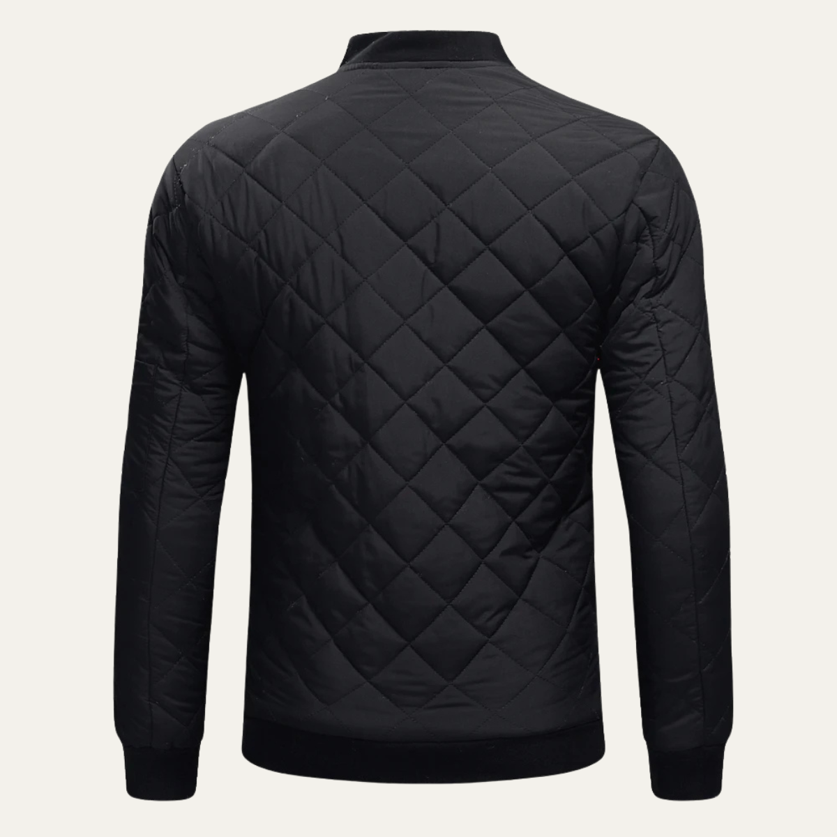 Slim Fit Men's Quilted Zipper Jacket