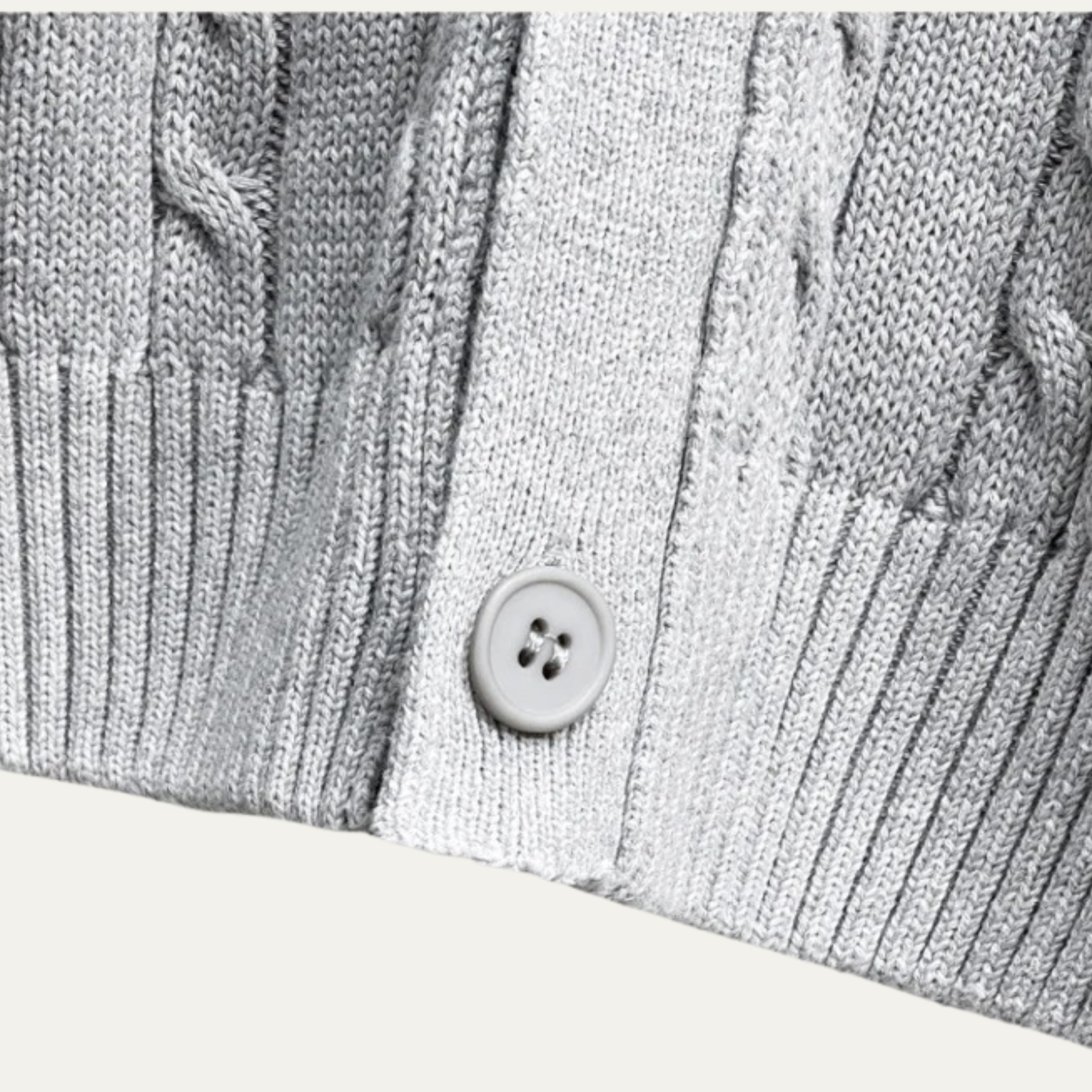 Classic Men's Cozy V Neck Knitted Cardigan