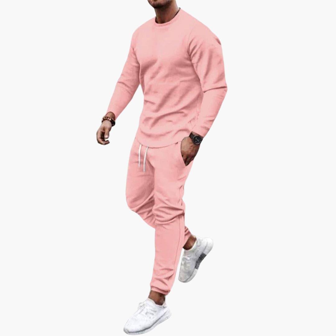 Men's Casual 2 Piece Tracksuit Set