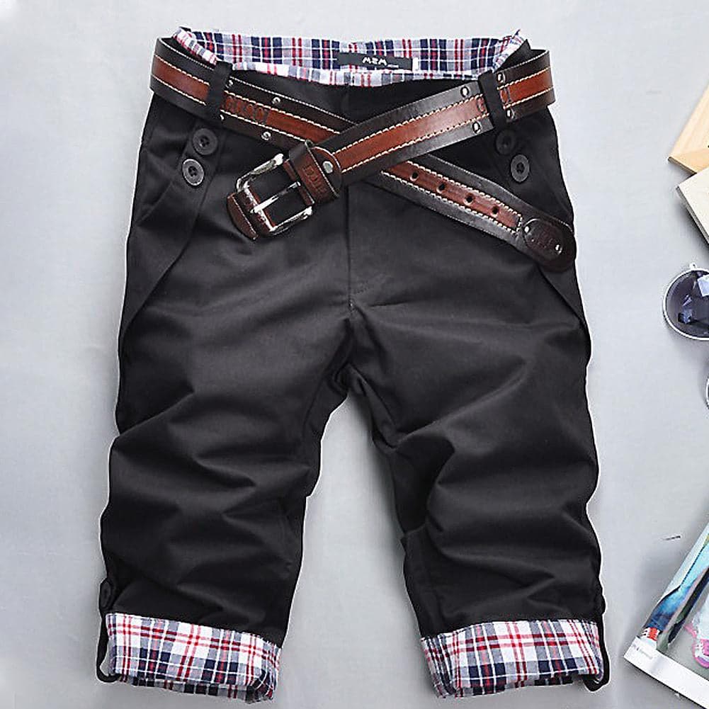 Casual Men's Chino Pants with Button Fly