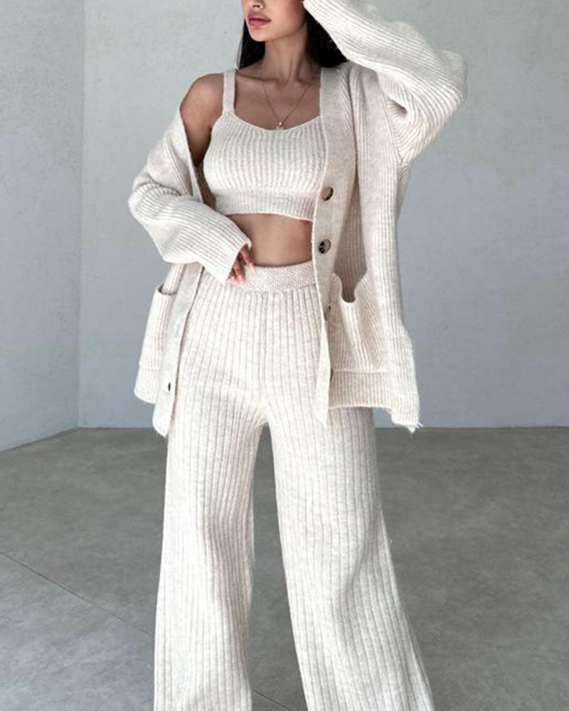 Cozy Women's Knit Lounge Wear Set
