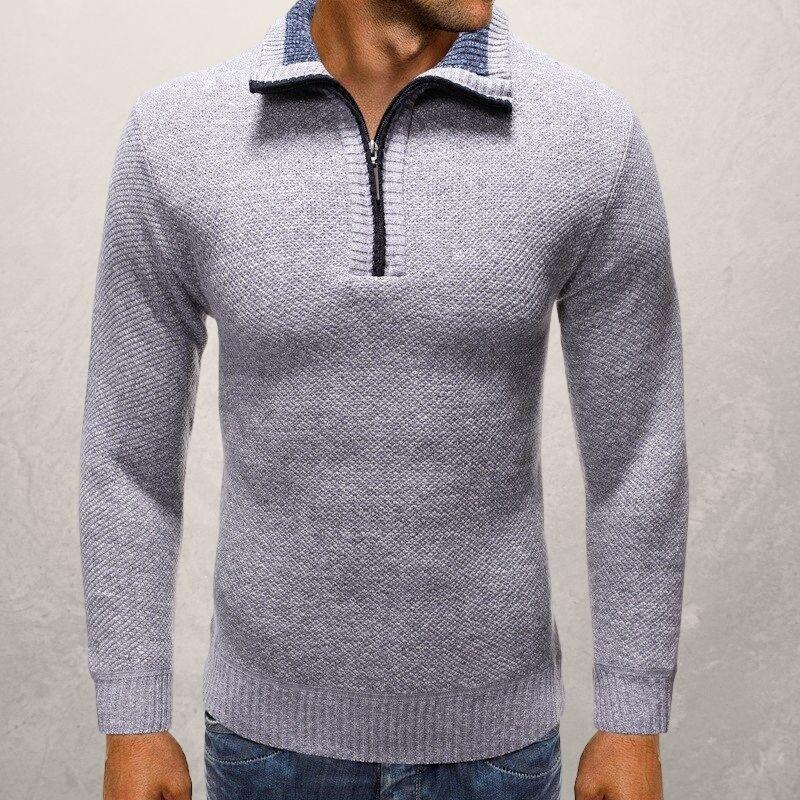 Men's Slim Fit Crew Neck Knit Sweater