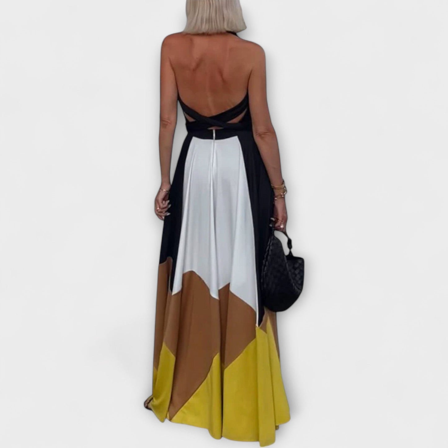 Elegant Floor Length Evening Maxi Dress