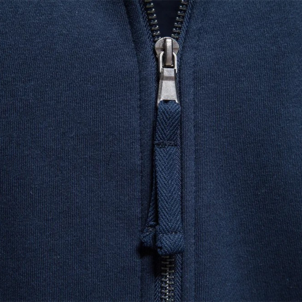 Relaxed Fit Men's Zipper Cotton Bomber Jacket