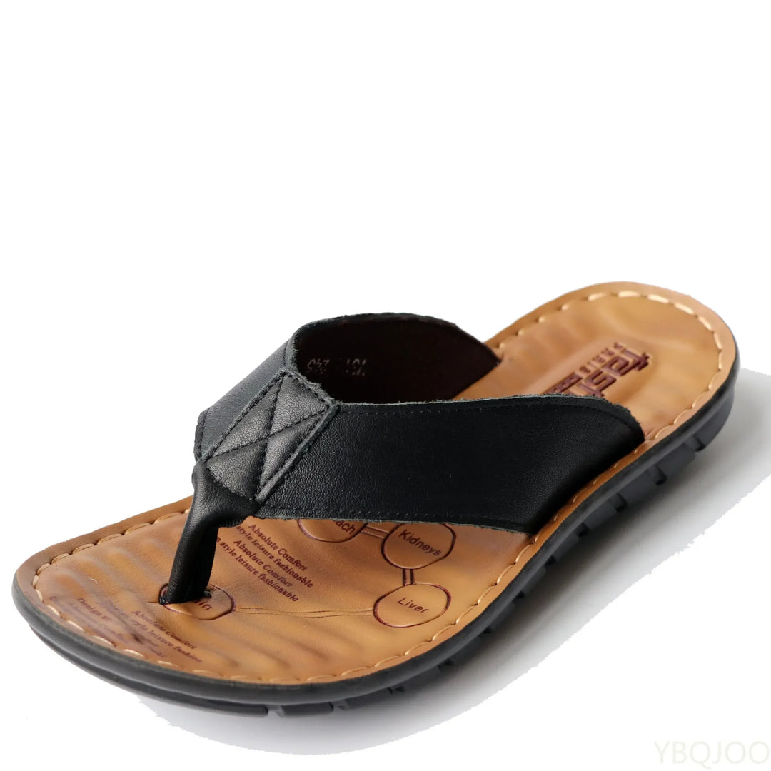 Comfortable Genuine Leather Sandal Slippers