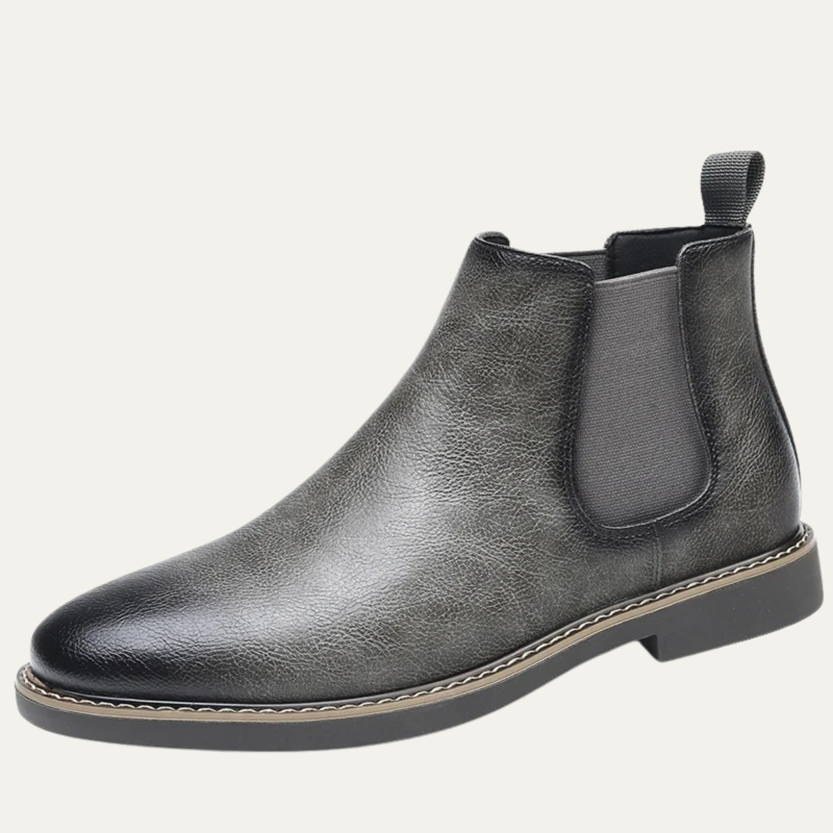 Classic Men's Vintage Pointed Leather Ankle Boots