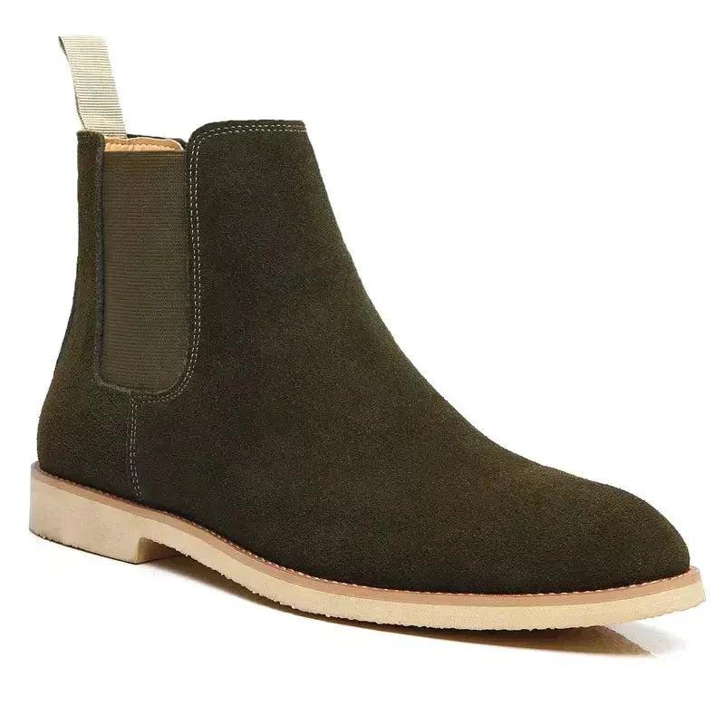 Luxury Suede Ankle Chelsea Boots for Women