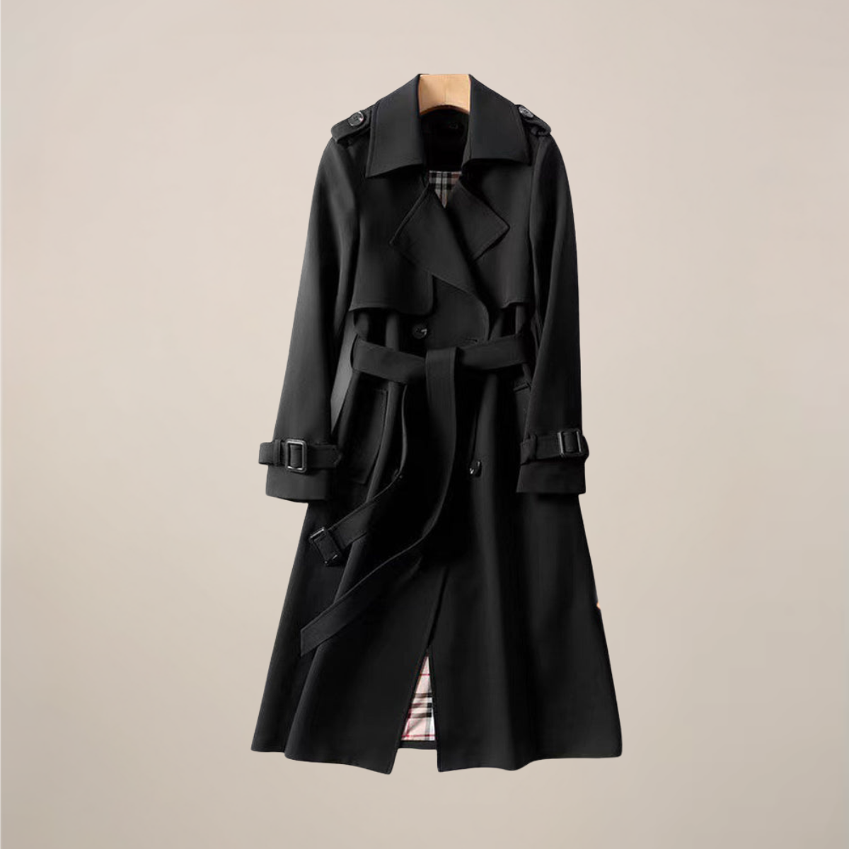 Timeless Belted Long Trench Coat