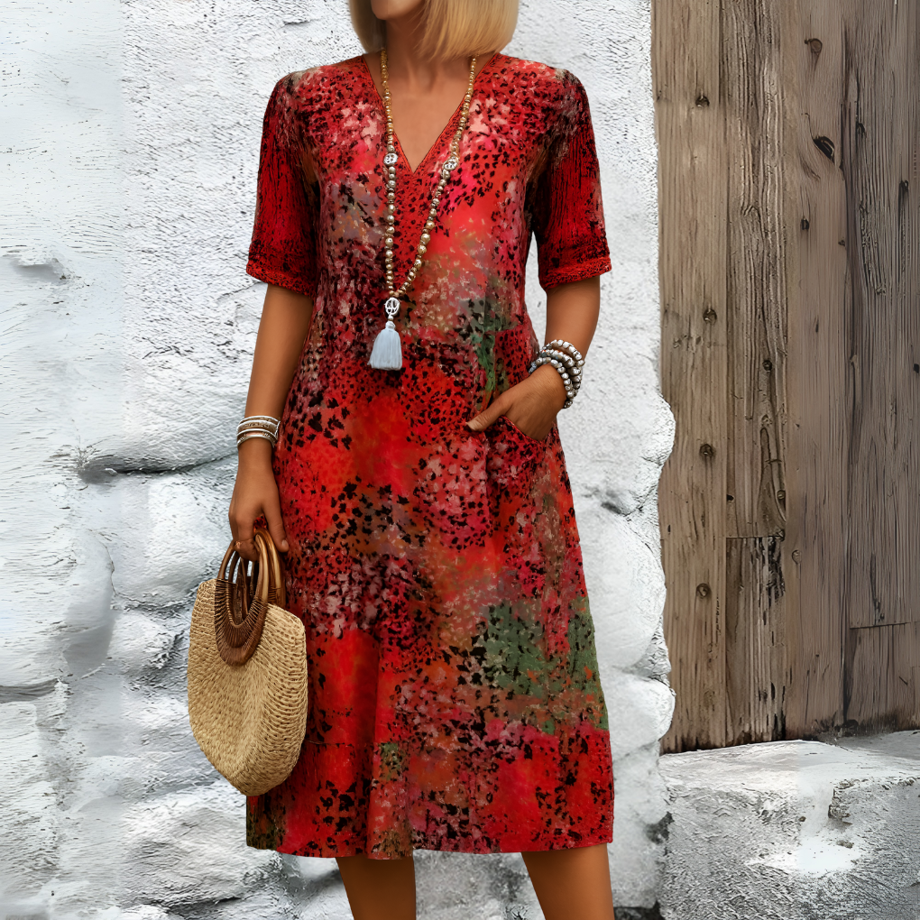 Ladies Comfortable Casual Knee Length Dress