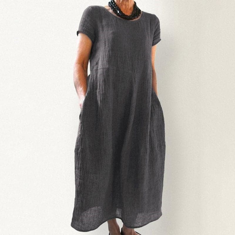 Comfortable Women's Maxi Dress with Pockets