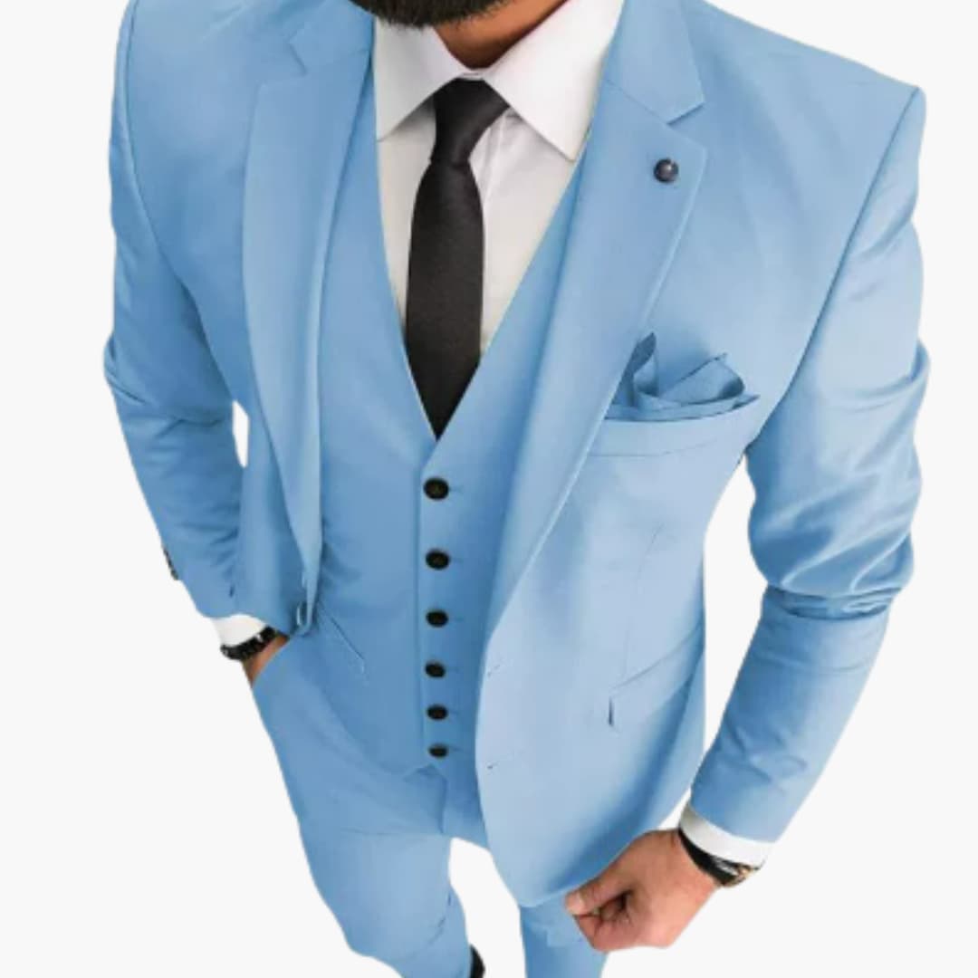 Classic 3-Piece Wedding Suit for Men