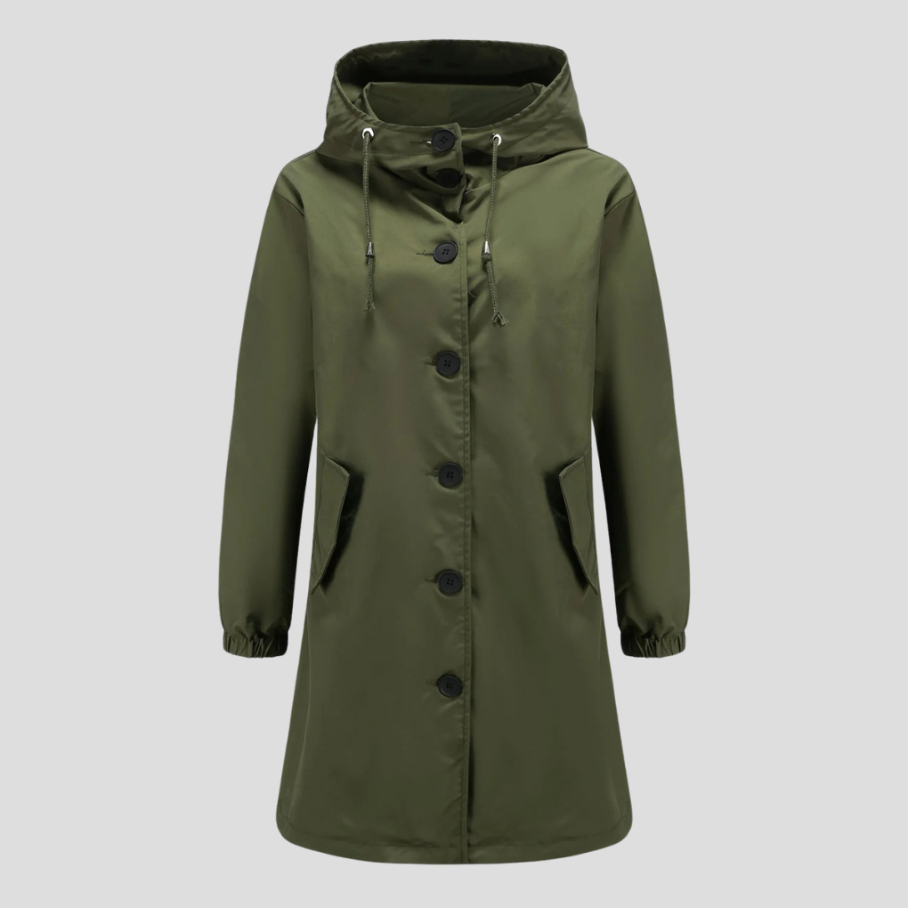 Ladies Waterproof Windbreaker Rain Coat
