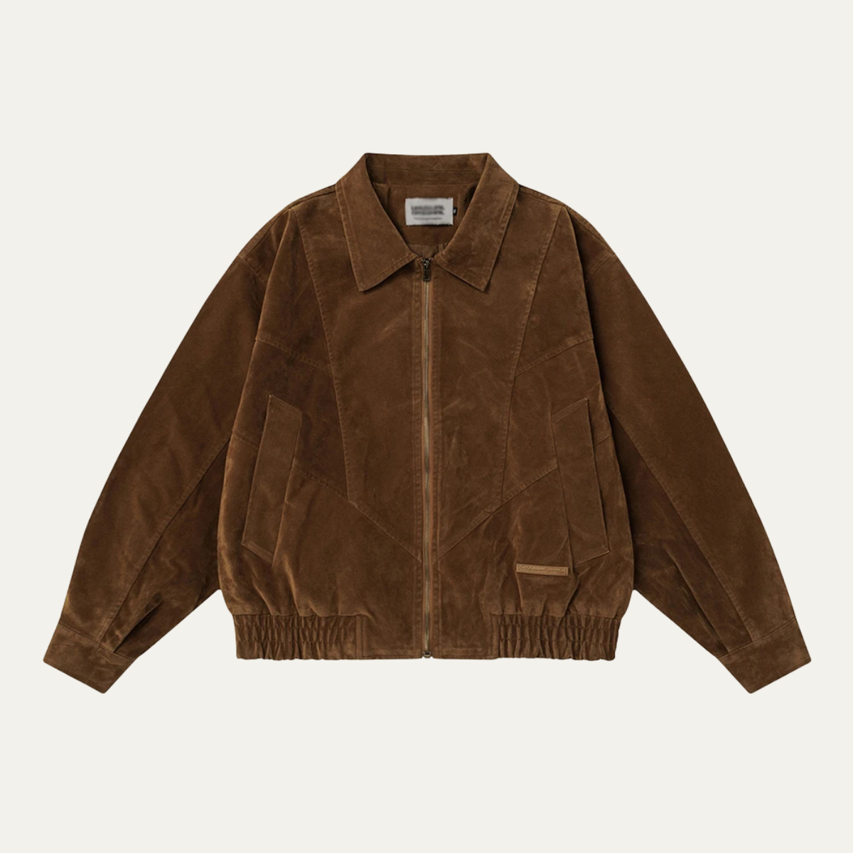 Classic Men's Vintage Suede Bomber Jacket