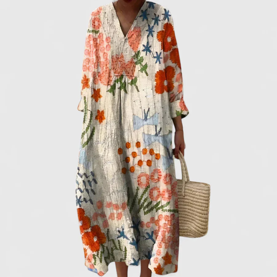 Soft Gray Casual Dress - Olytrend