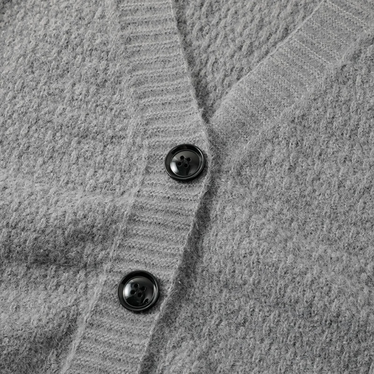Warm Mens Knit Button Cardigan Sweater