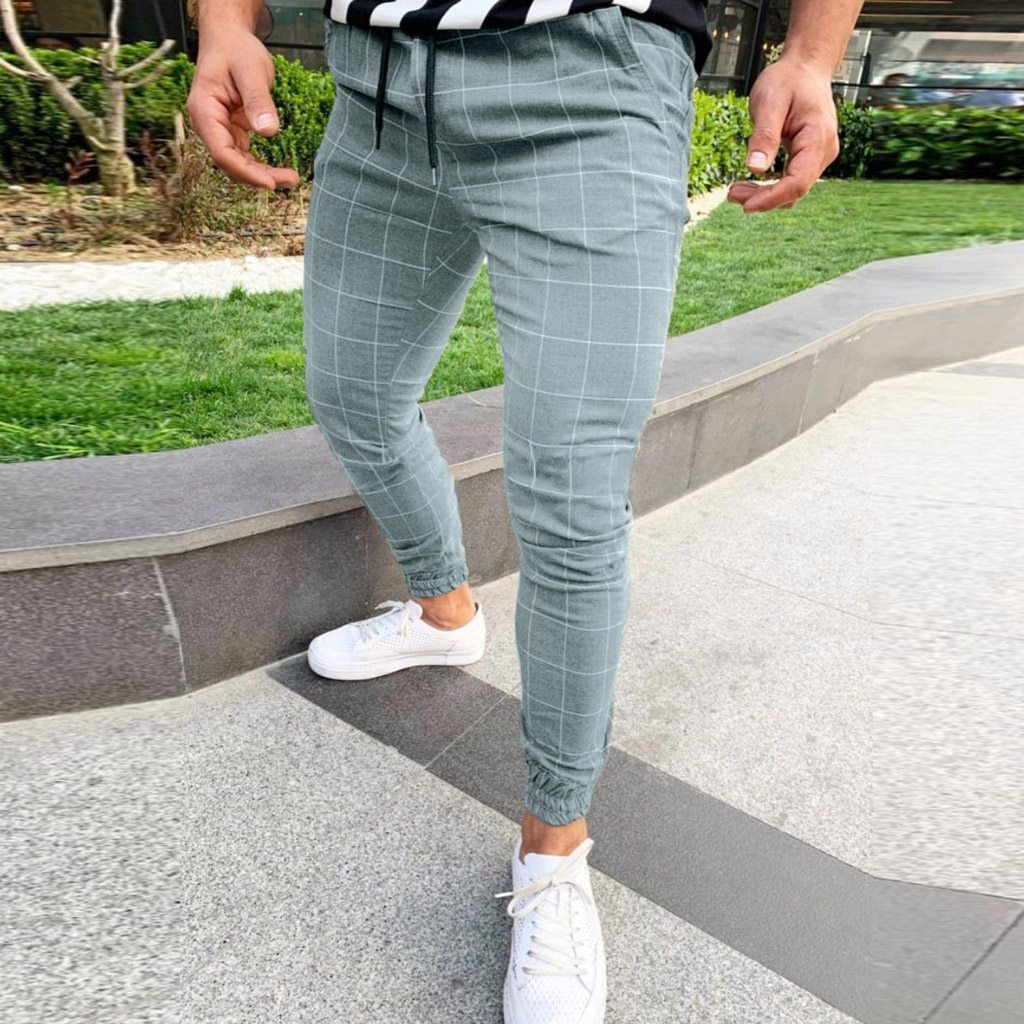 Men's Slim Fit Jogger Pants - Elastic Waist Joggers