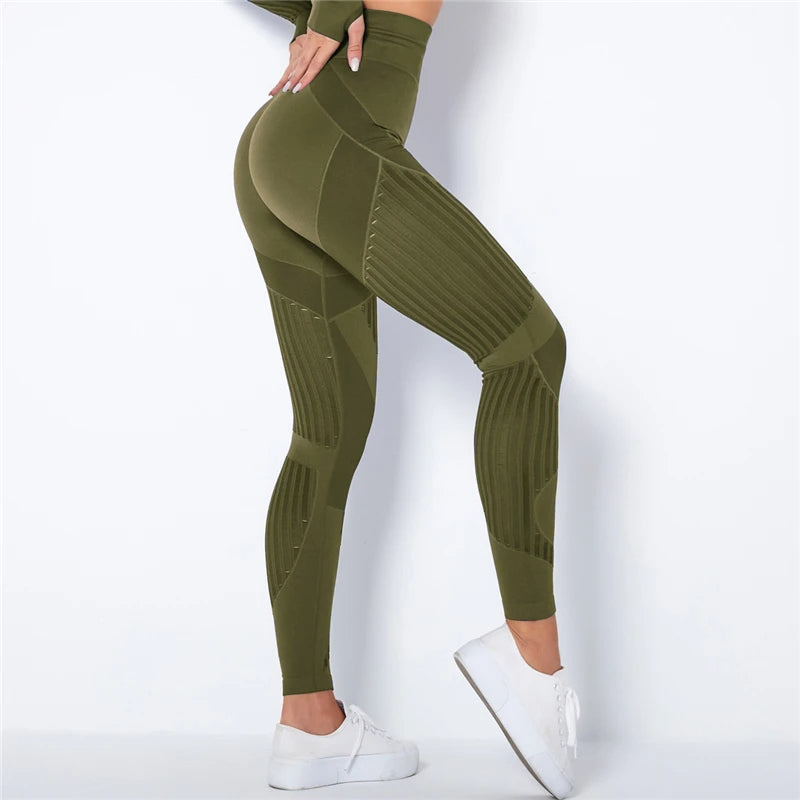 Flattering High-Waist Stretchy Womens Leggings