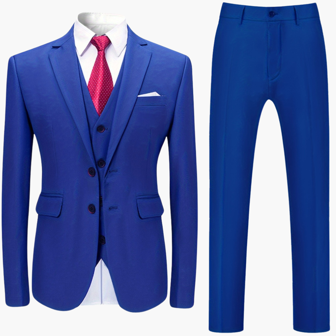 Elegant Single-Breasted Men's Wedding Suit
