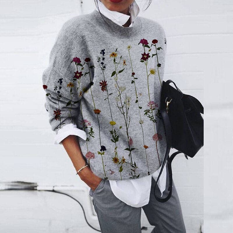 Casual Women's Long Sleeve Graphic Tee