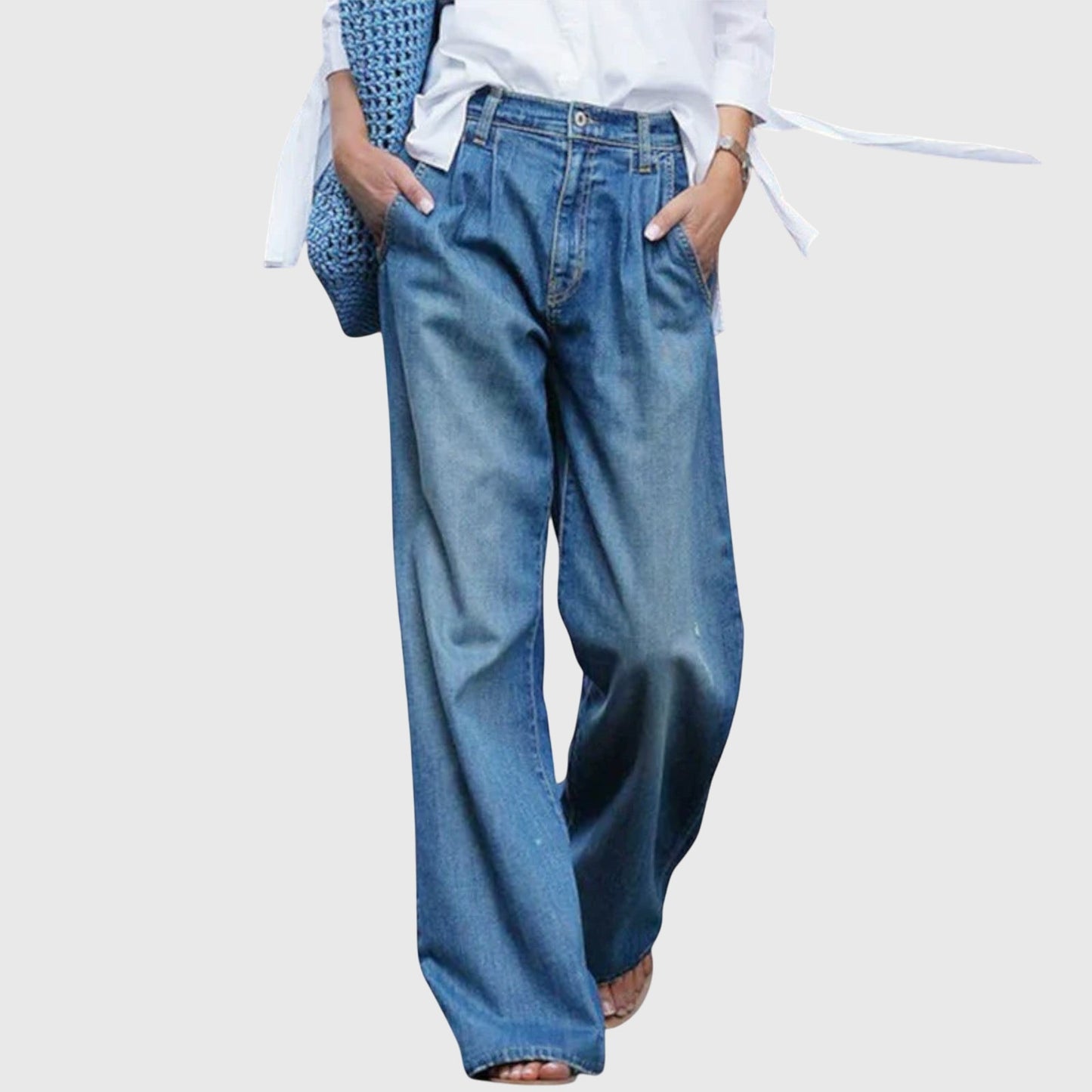 Classic Comfortable Fit Jeans for Women - Nocini
