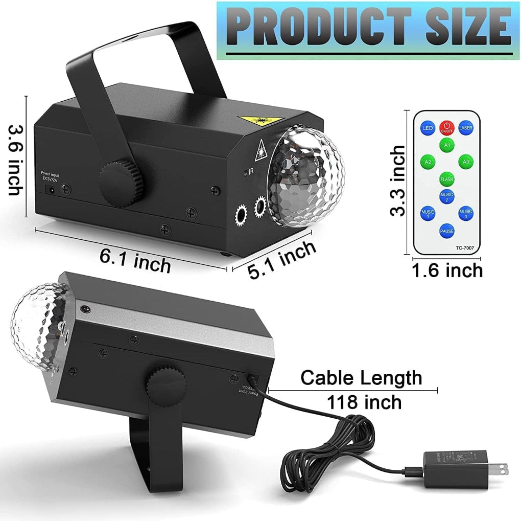 Dual Mode Party Strobe Light