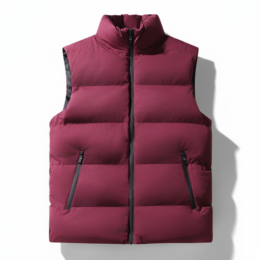 Waterproof Padded Mens Vest Jacket