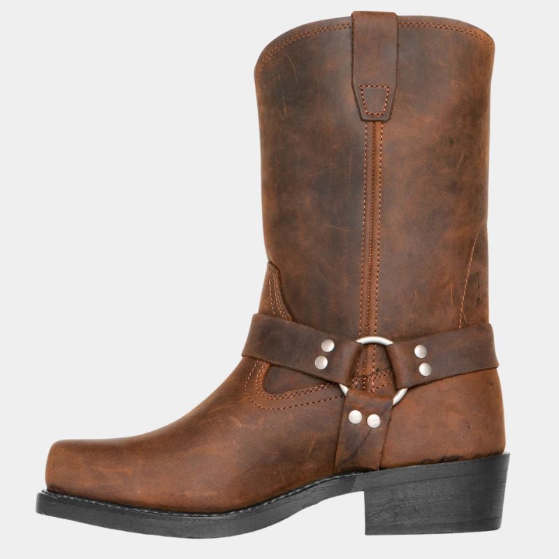Ladies Classic Western Ankle Boots