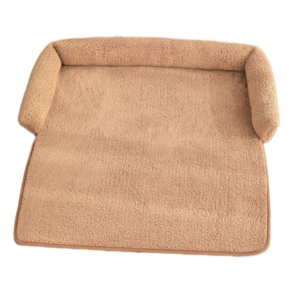 Plush Orthopedic Dog Bed with Supportive Neck Pillow