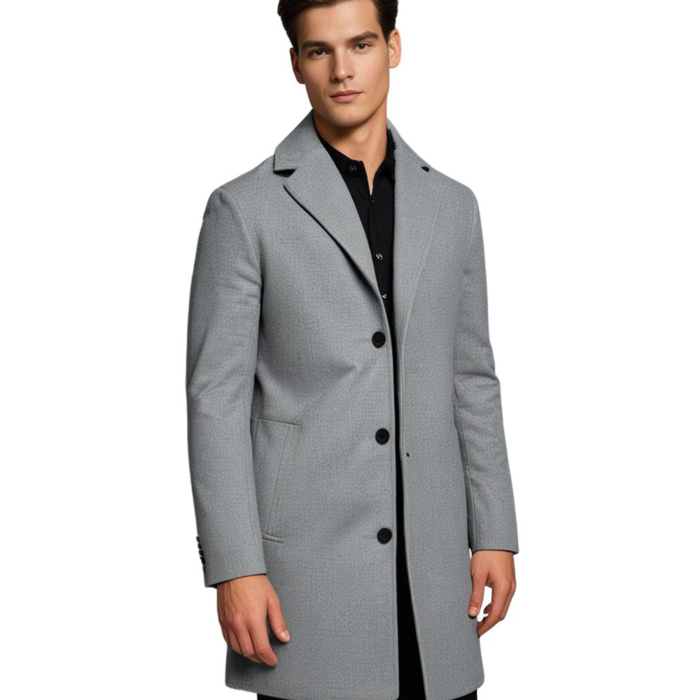 Classic Waterproof Mens Overcoat | Insulated