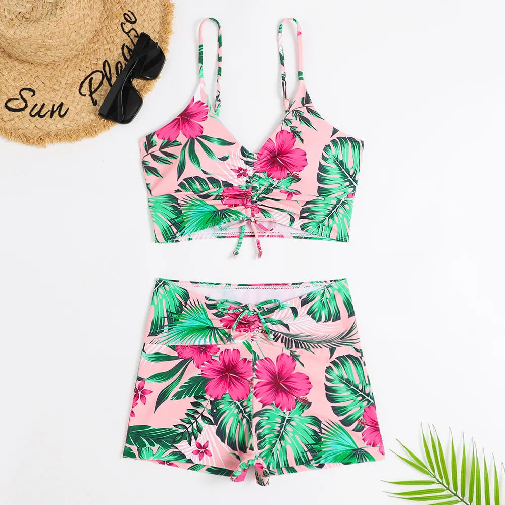 Women's High Waist Bikini Set with Comfortable Top