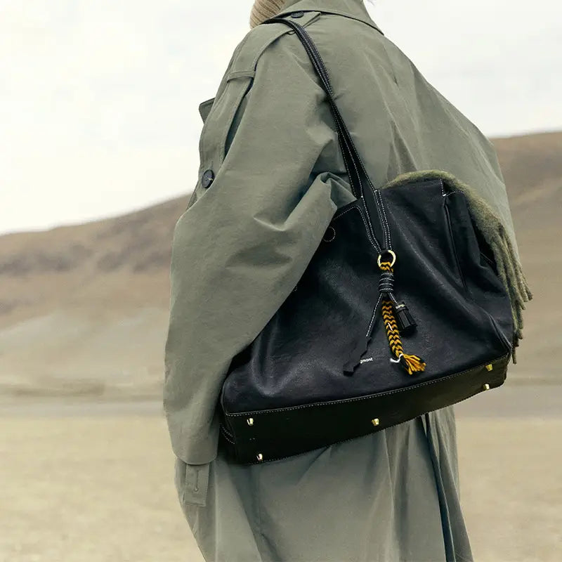Genuine Leather Tote Bag