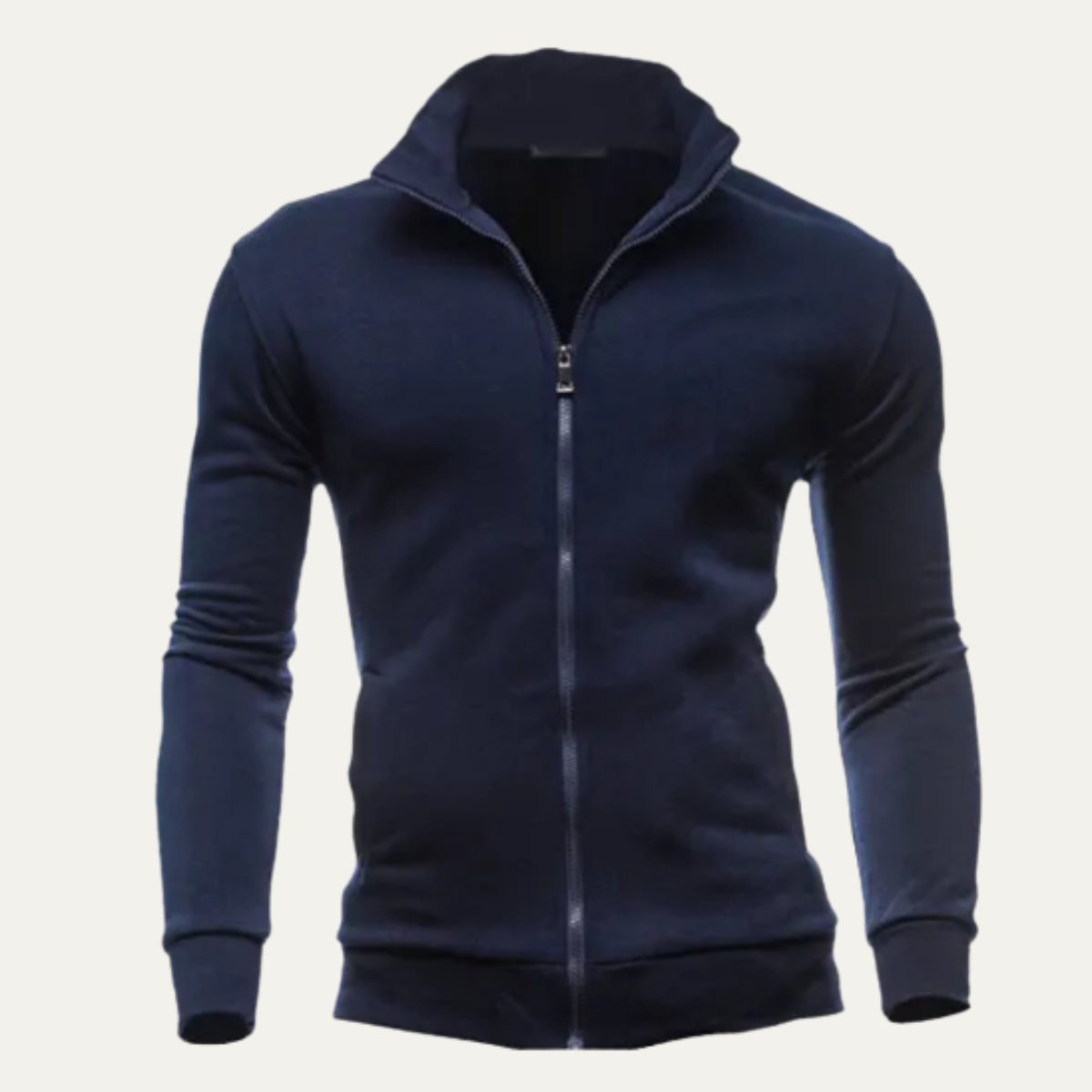 Slim Fit Men's Water Resistant Zip Up Jacket