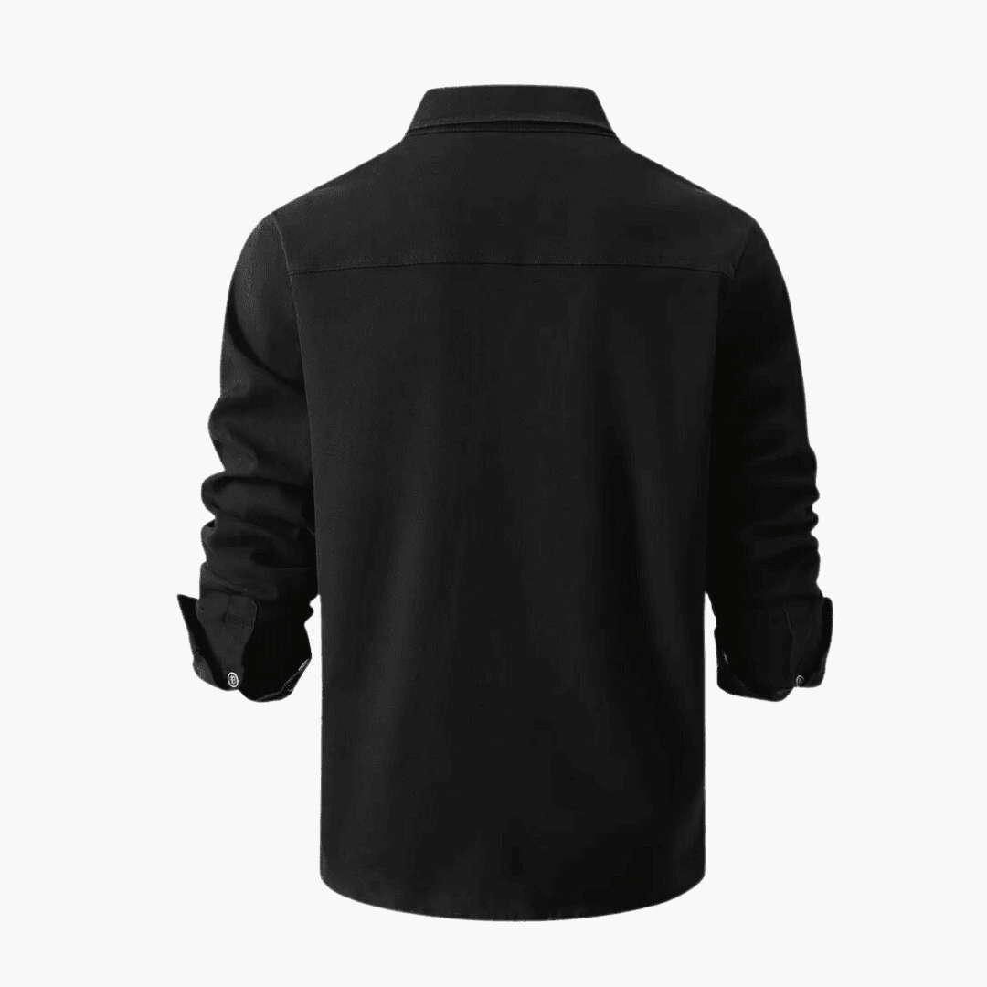 Men's Classic Fit Long Sleeve Cotton Shirt