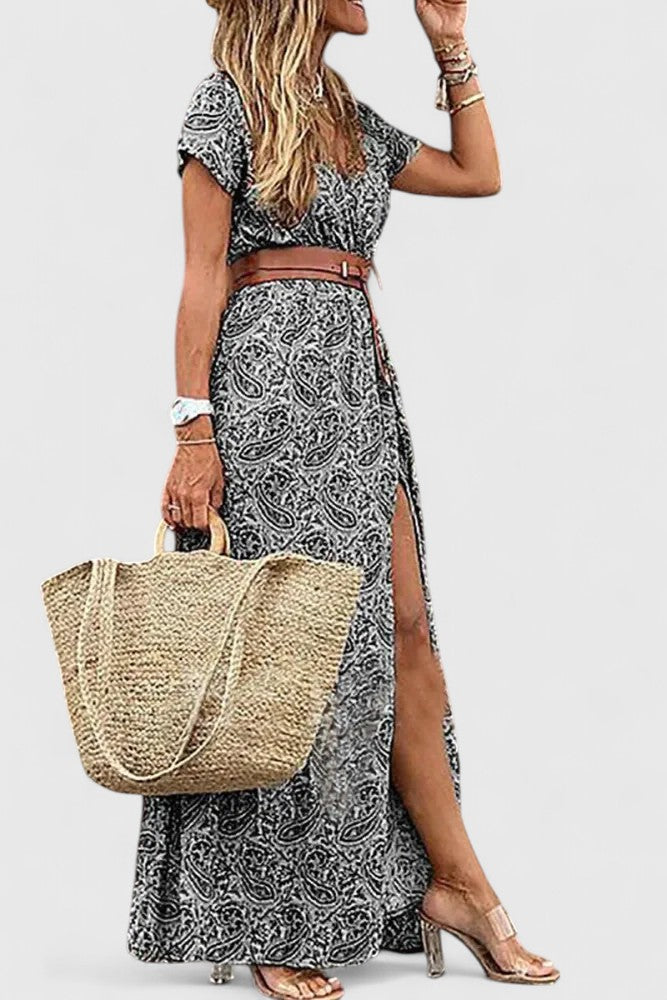 Chic Flared Evening Dress