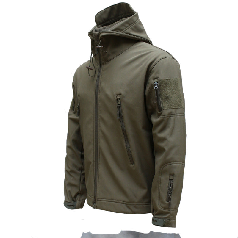 Waterproof Tactical Jacket with Adjustable Hood