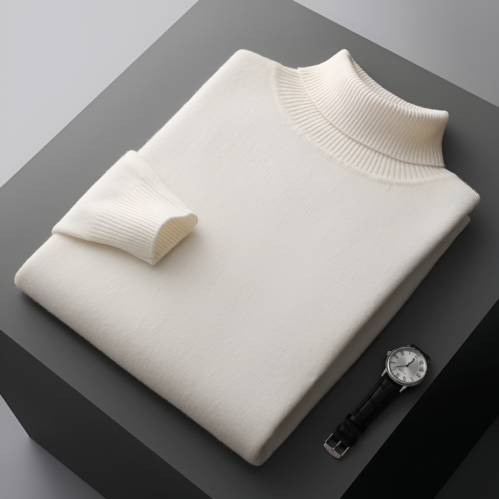 Soft Luxury Mens Wool Crew Neck Sweater