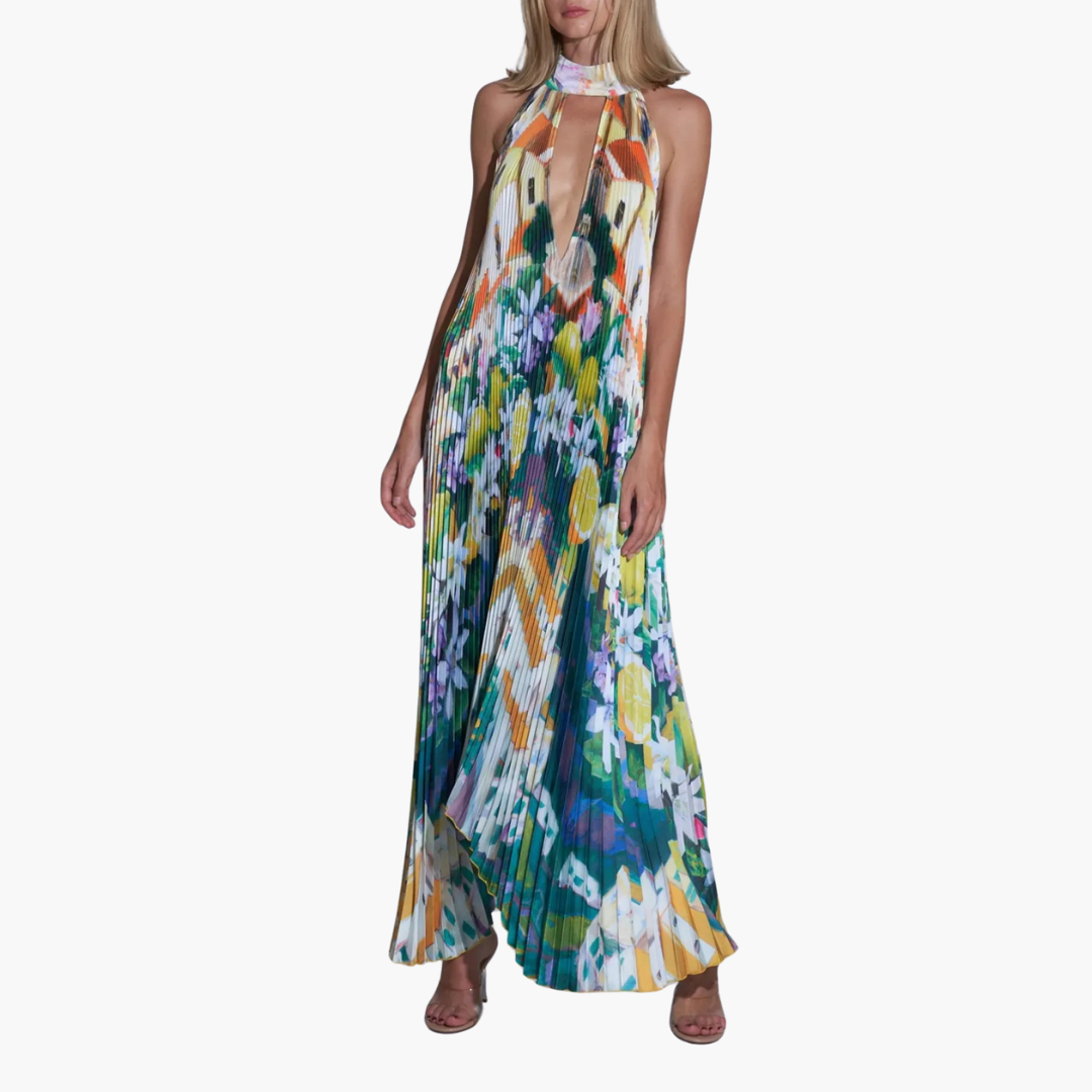 Flowy Floral Women's Summer Dress