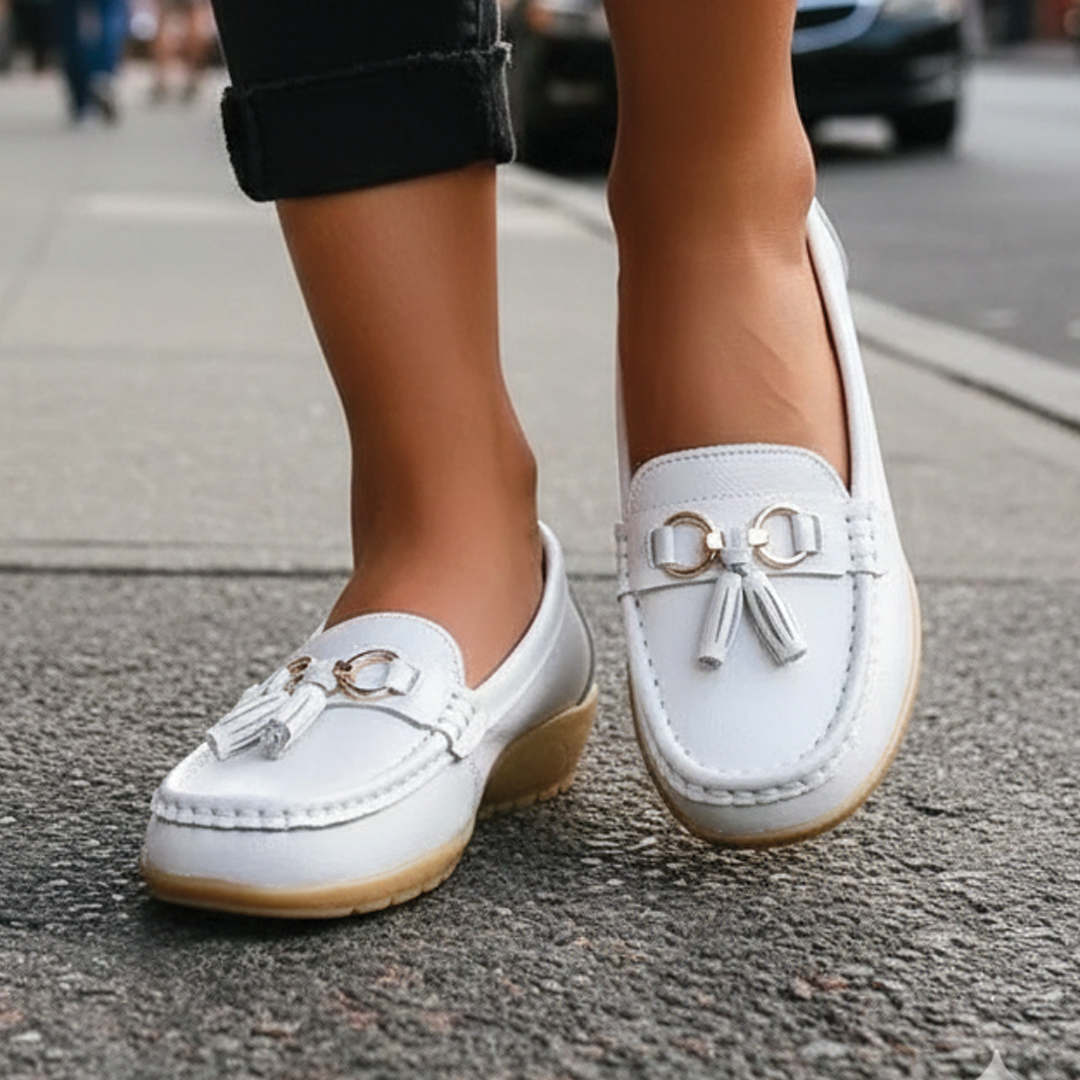 Timeless Genuine Leather Slip On Shoes