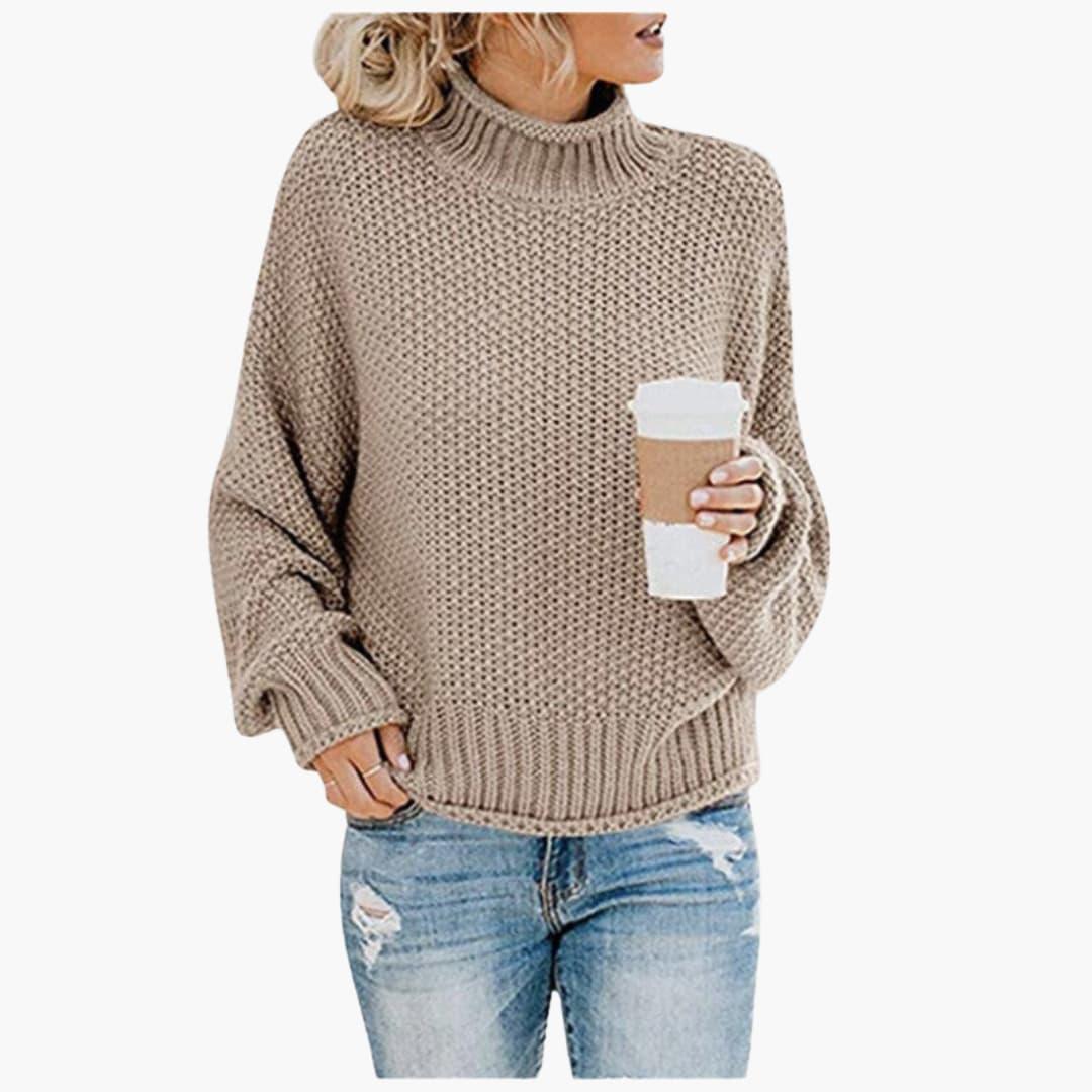 Warm Crew Neck Women's Sweater