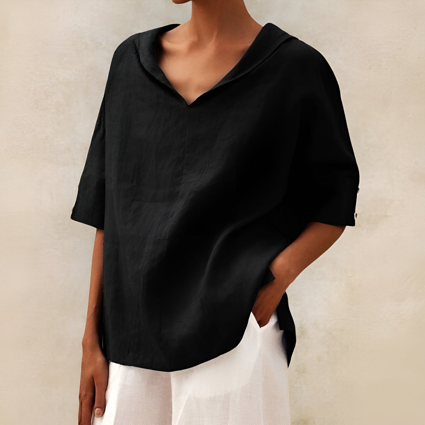 Relaxed Fit Women's Blouse