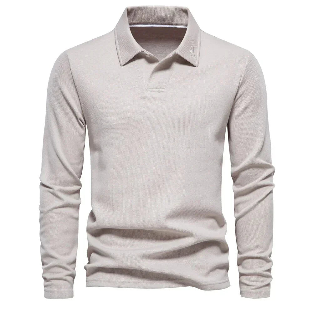 Classic Men's Polo Knit Sweater