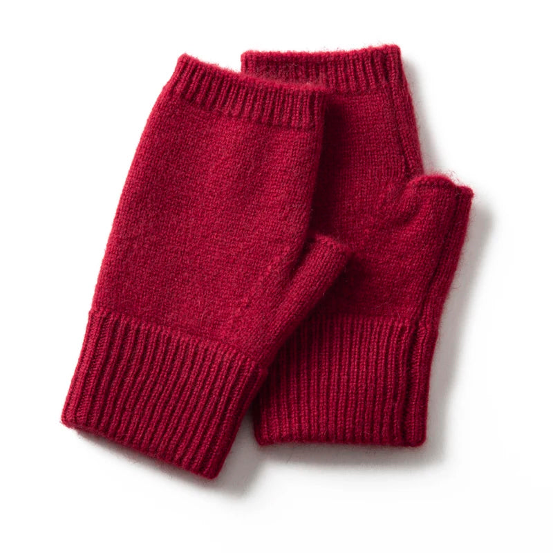 Warm Fit Fingerless Gloves | Thick Knit Cuff Gloves