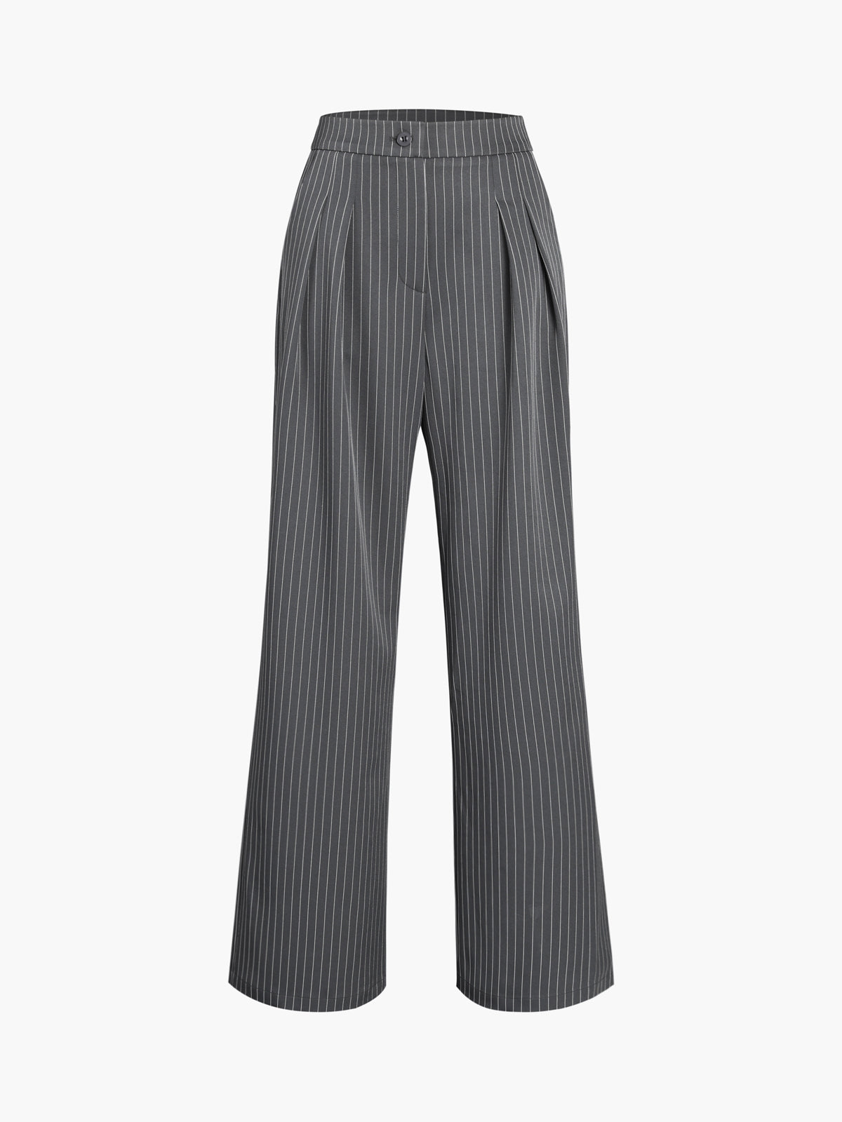 Women's High Waist Wide Leg Striped Pants